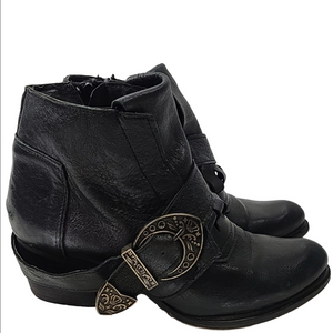 Western Boots Divine Follie Leather Size 38 Side Zip